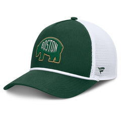 Boston Bruins Fanatics Bermuda A-Frame Adjustable Hat - Green/White - NHL