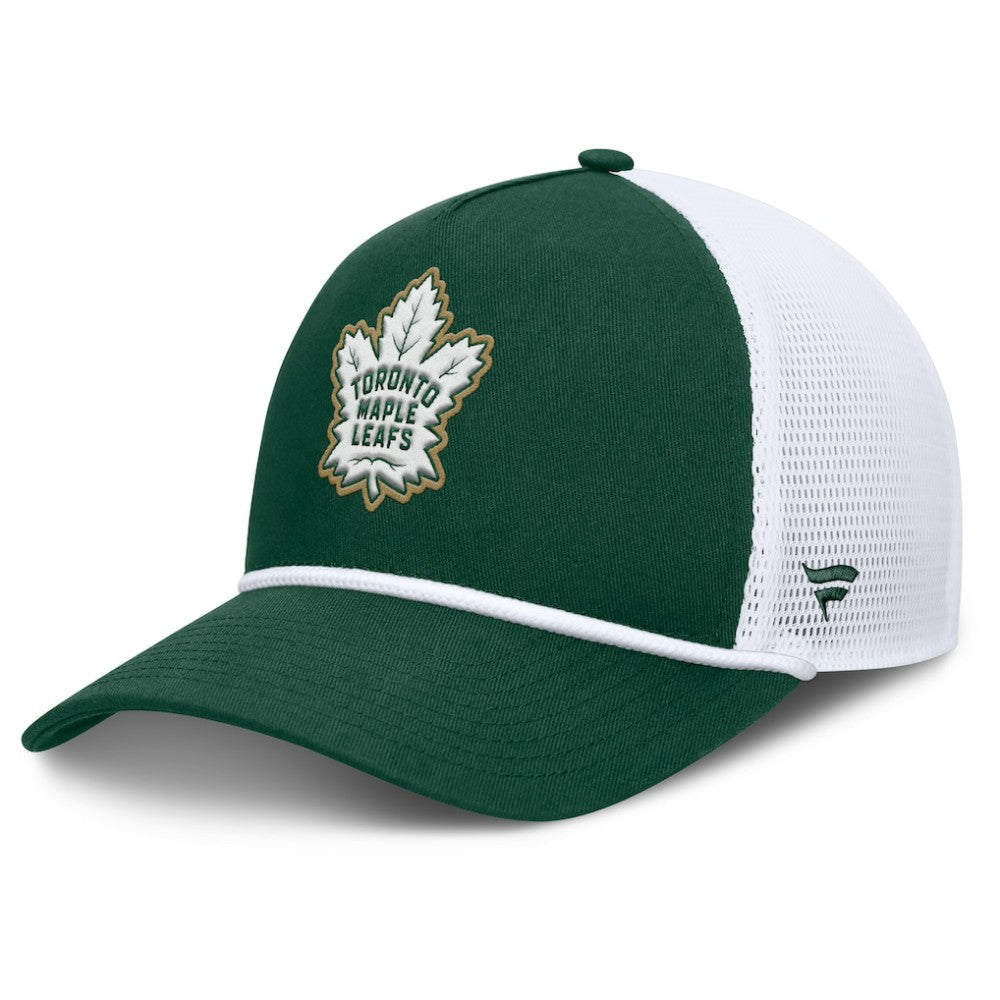 Toronto Maple Leafs Fanatics Bermuda A-Frame Adjustable Hat - Green/White - NHL