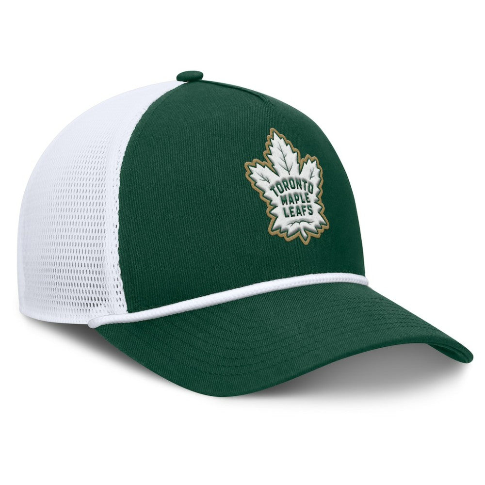 Toronto Maple Leafs Fanatics Bermuda A-Frame Adjustable Hat - Green/White - NHL