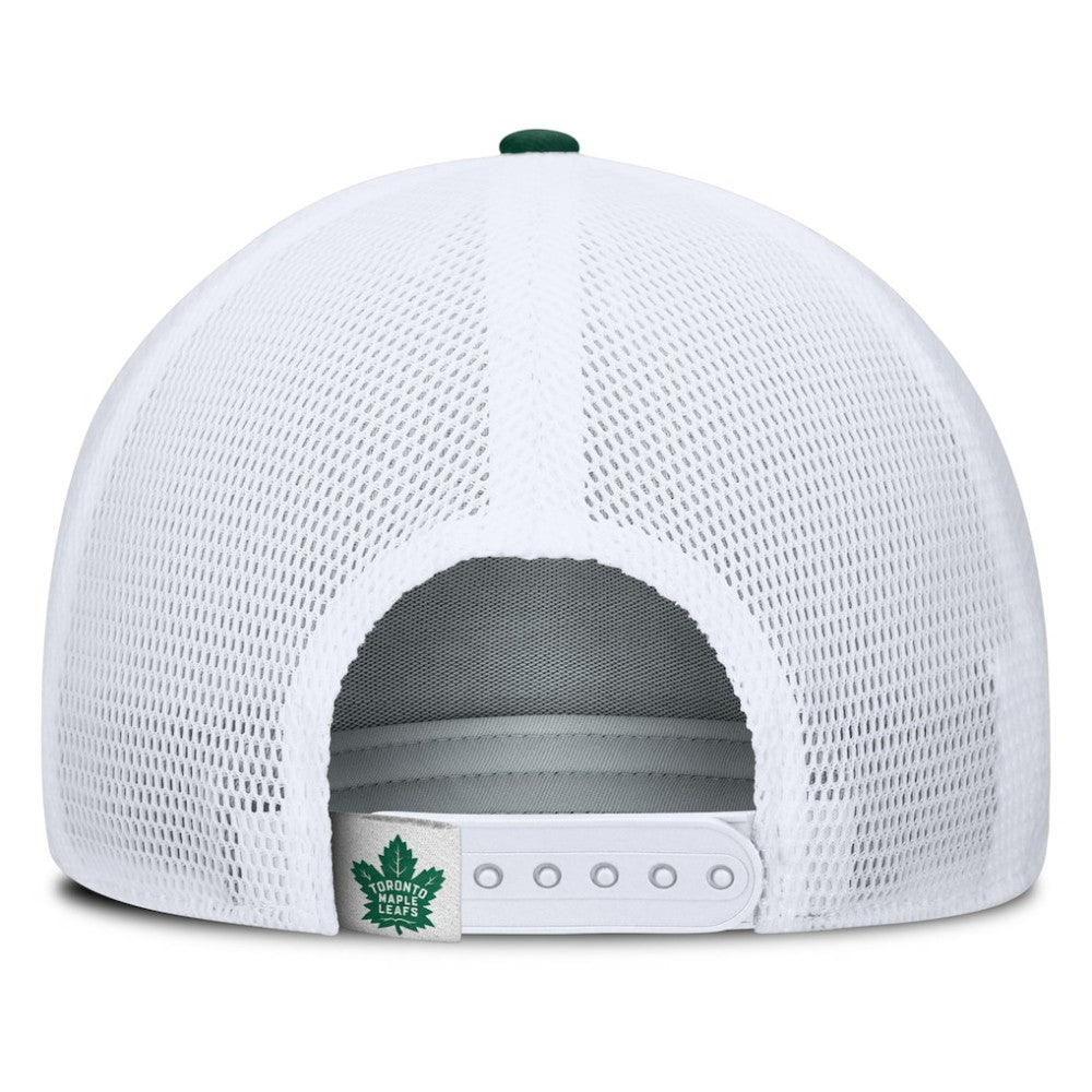 Toronto Maple Leafs Fanatics Bermuda A-Frame Adjustable Hat - Green/White - NHL