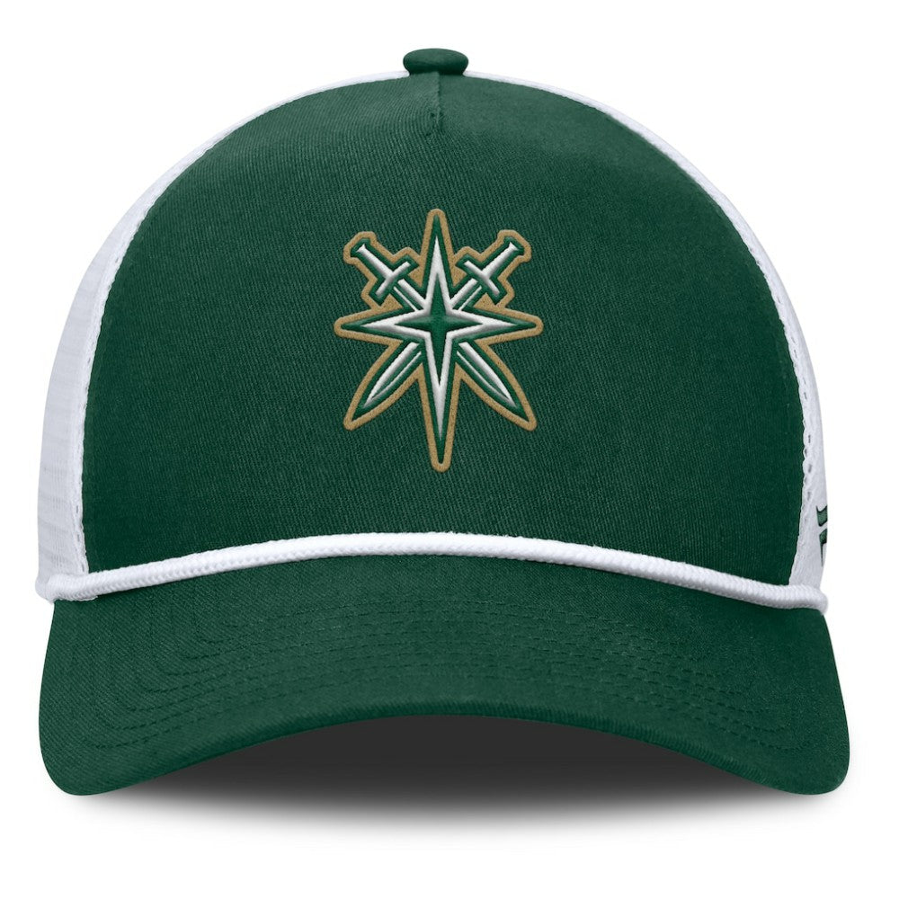Vegas Golden Knights Fanatics Bermuda A-Frame Adjustable Hat - Green/White - NHL