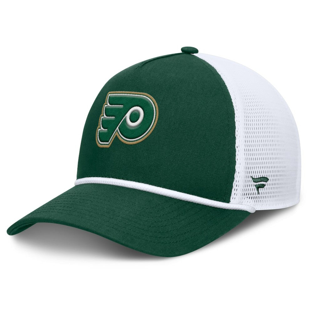 Philadelphia Flyers Fanatics Bermuda A-Frame Adjustable Hat - Green/White - NHL
