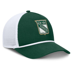 New York Rangers Fanatics Bermuda A-Frame Adjustable Hat - Green/White - NHL