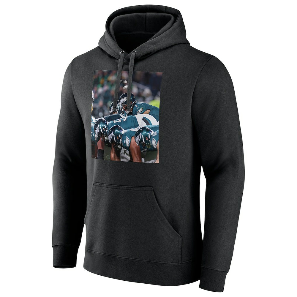 Philadelphia Eagles Push On Pullover Hoodie Black | NFL