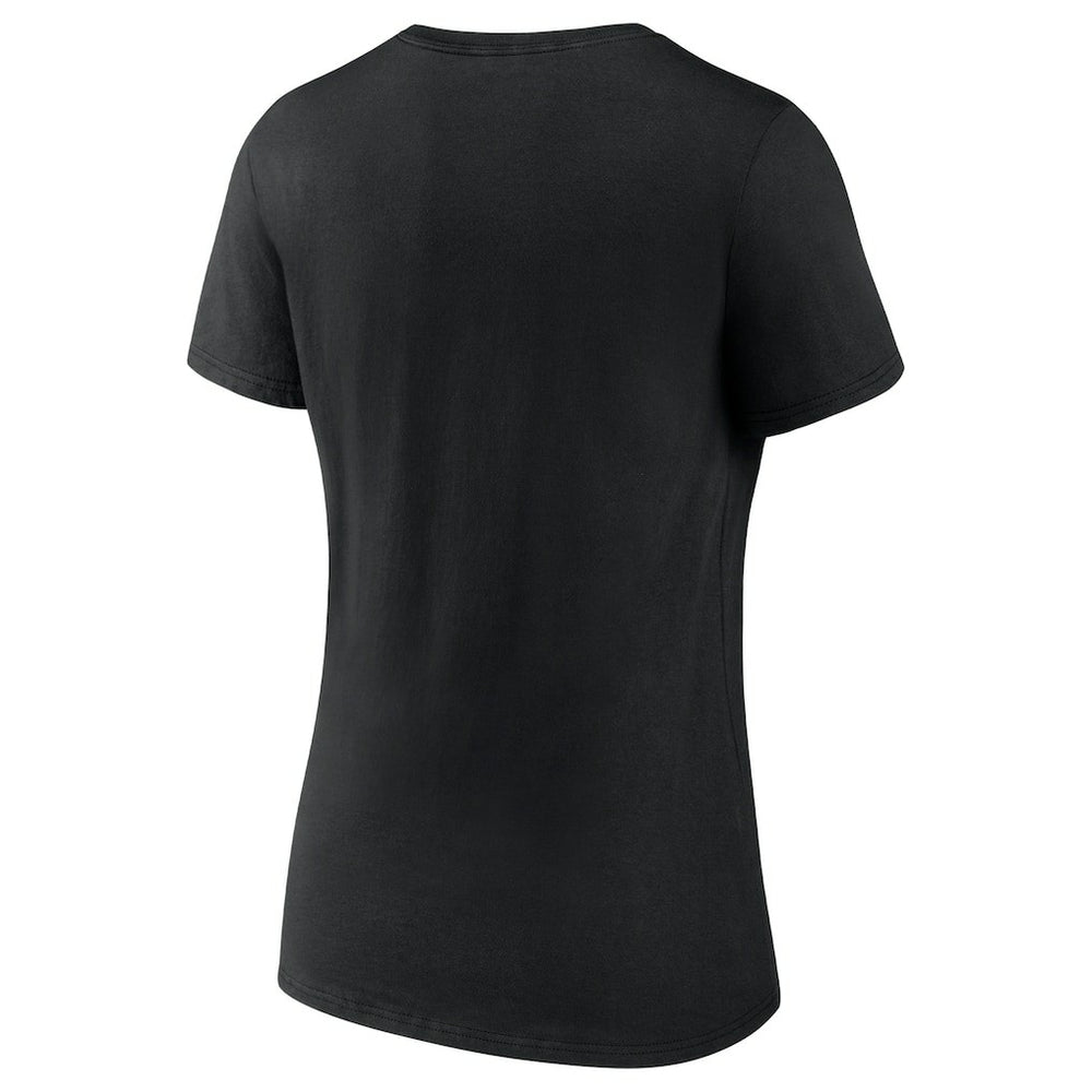 Philadelphia Eagles Women's Push On V-Neck T-Shirt Black | NFL