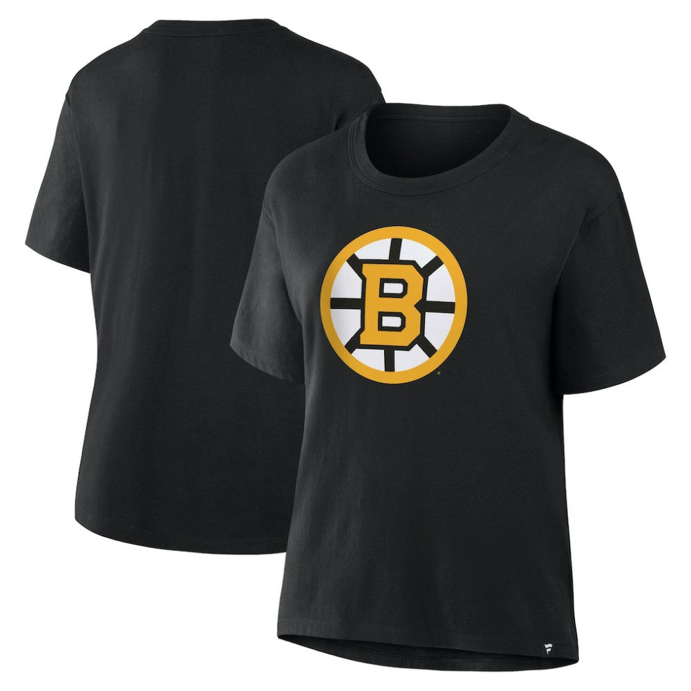 Boston Bruins Fanatics Women's Primary Logo Legacy T-Shirt - Black - NHL