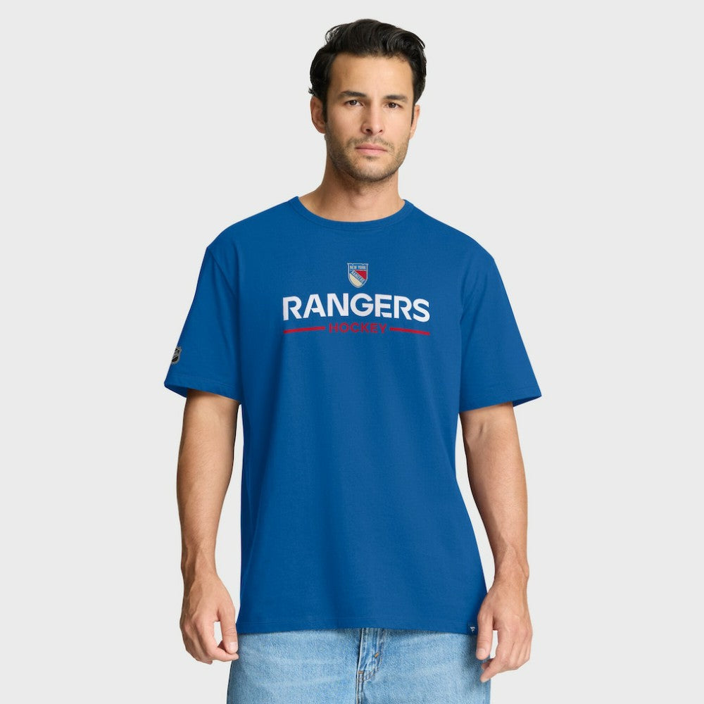 New York Rangers Fanatics Centennial T-Shirt - Blue - NHL