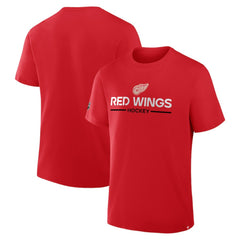 Detroit Red Wings Fanatics Centennial T-Shirt - Red - NHL