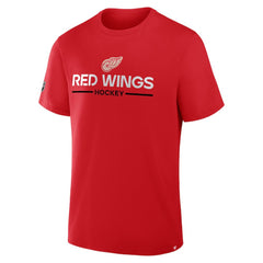 Detroit Red Wings Fanatics Centennial T-Shirt - Red - NHL