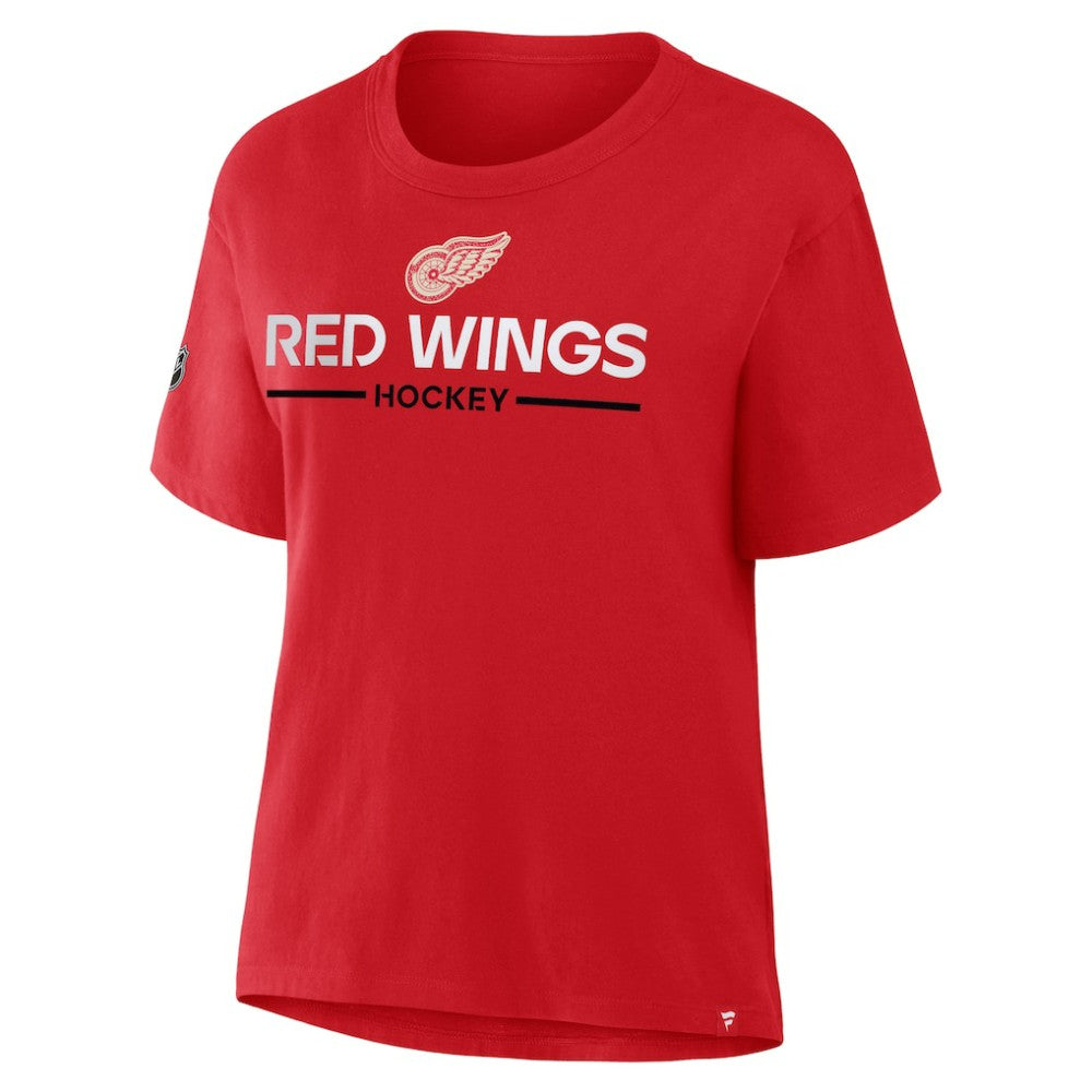Detroit Red Wings Fanatics Women's Centennial T-Shirt - Red - NHL