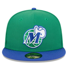 Dallas Mavericks 2025/26 Classic Edition Jersey Hook 59FIFTY Fitted Hat Green/Blue - NBA