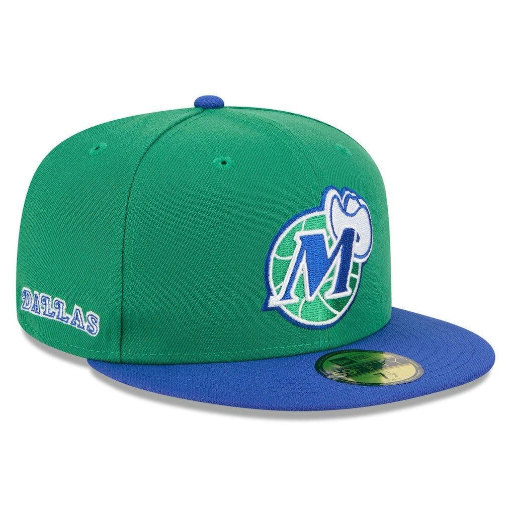 Dallas Mavericks 2025/26 Classic Edition Jersey Hook 59FIFTY Fitted Hat Green/Blue - NBA