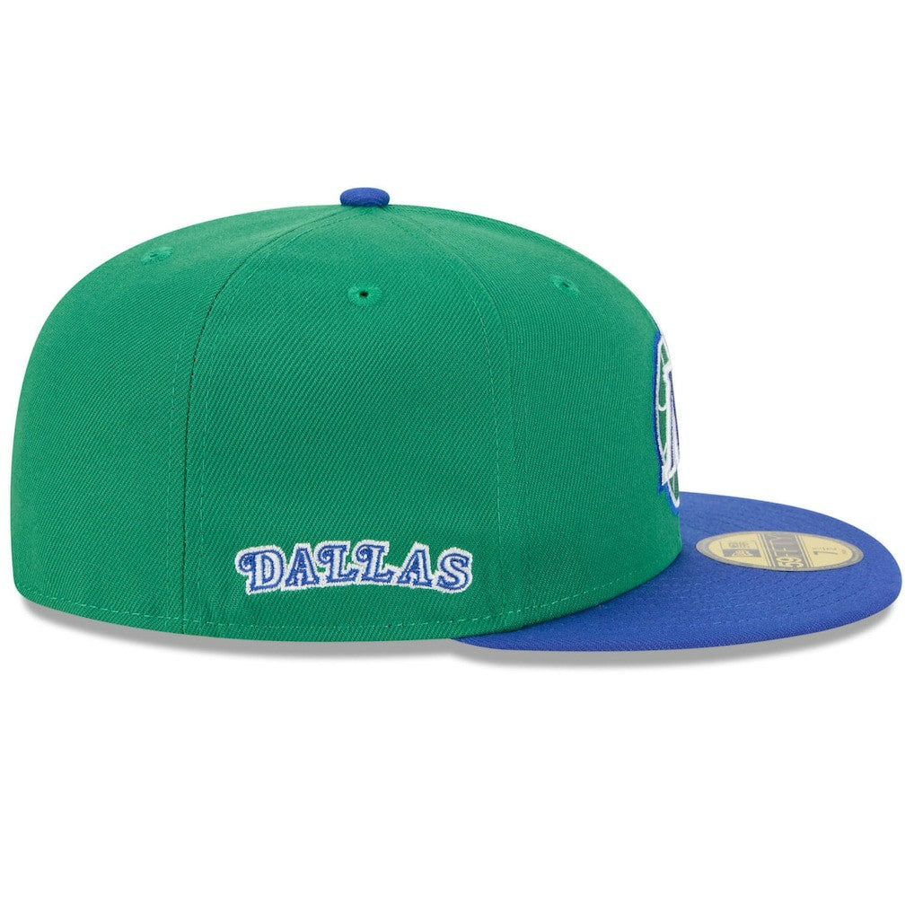 Dallas Mavericks 2025/26 Classic Edition Jersey Hook 59FIFTY Fitted Hat Green/Blue - NBA