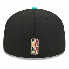 Memphis Grizzlies 2025/26 Classic Edition Jersey Hook 59FIFTY Fitted Hat Black/Turquoise - NBA