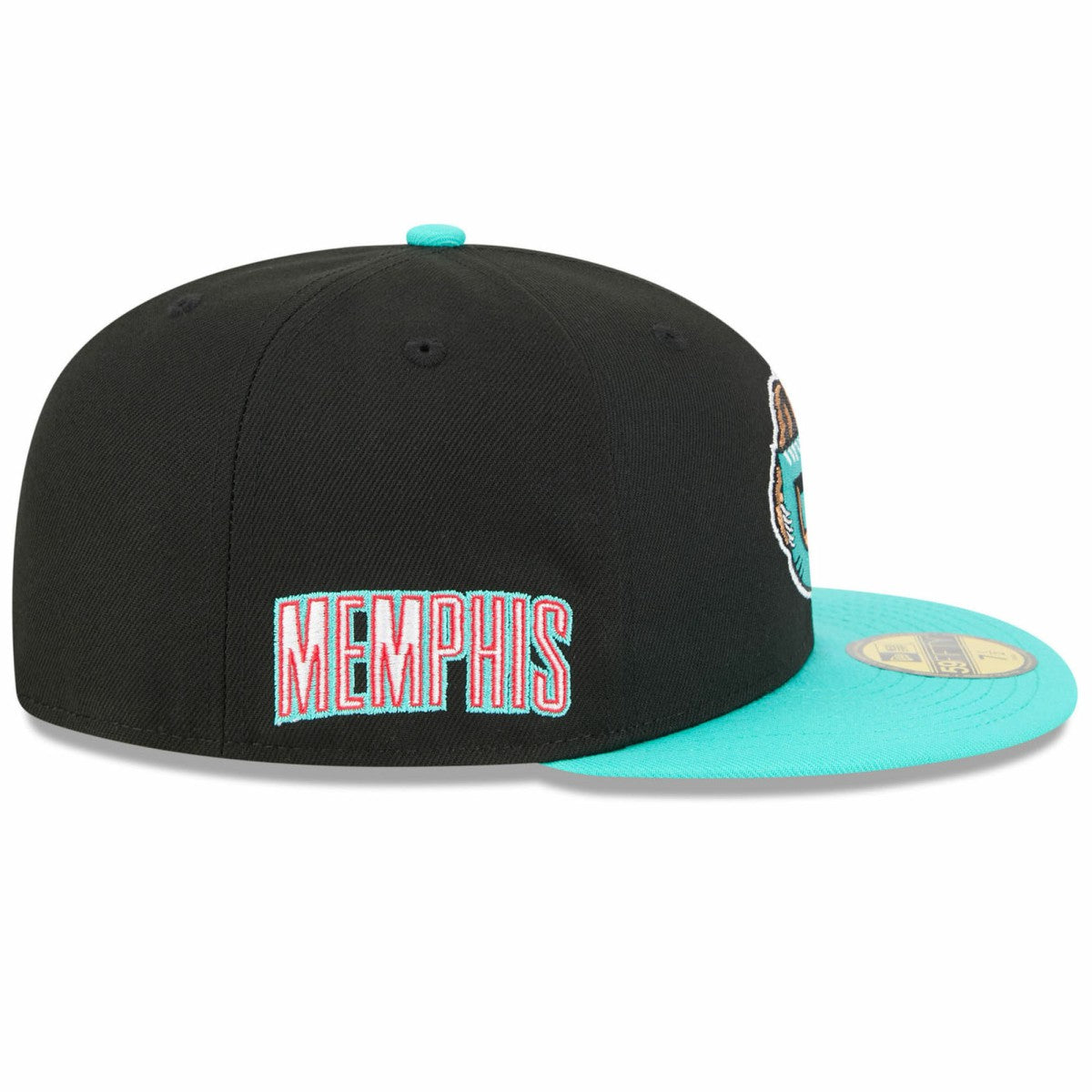Memphis Grizzlies 2025/26 Classic Edition Jersey Hook 59FIFTY Fitted Hat Black/Turquoise - NBA
