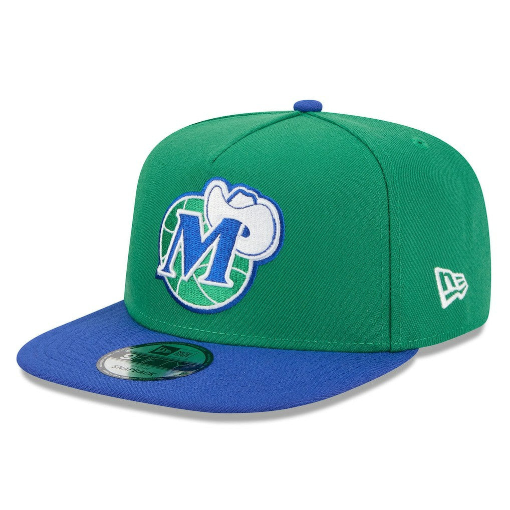 Dallas Mavericks 2025/26 Classic Edition Jersey Hook A-Frame 9FIFTY Snapback Hat Green/Blue - NBA