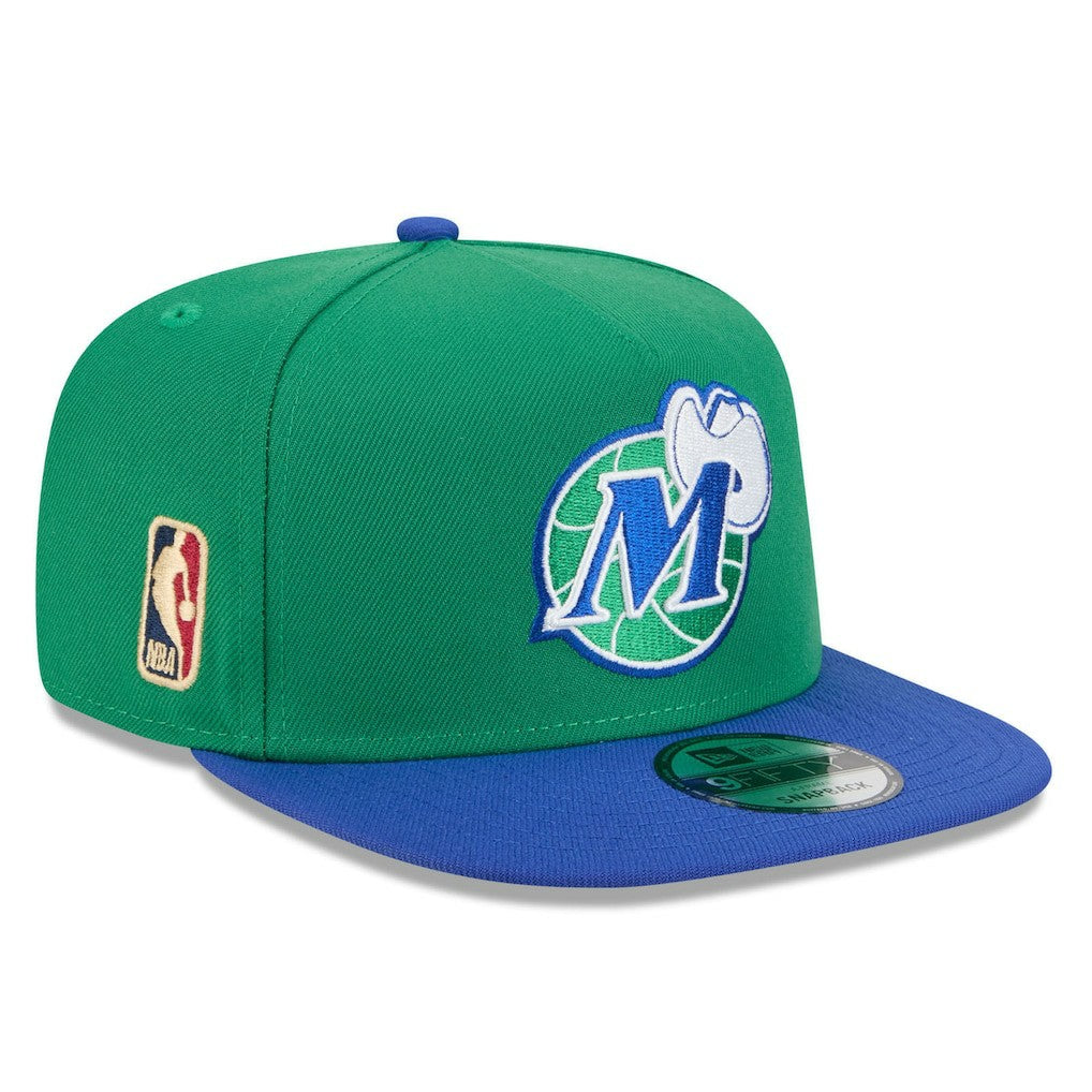 Dallas Mavericks 2025/26 Classic Edition Jersey Hook A-Frame 9FIFTY Snapback Hat Green/Blue - NBA