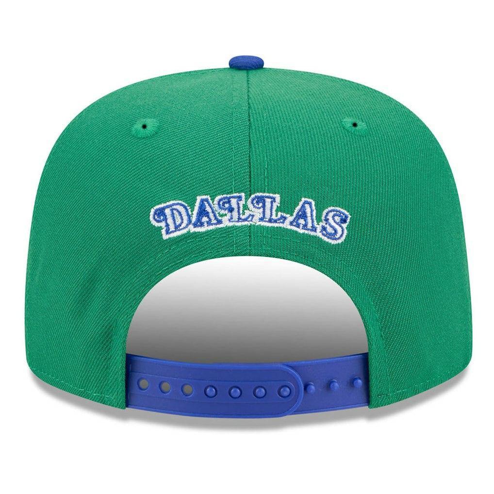 Dallas Mavericks 2025/26 Classic Edition Jersey Hook A-Frame 9FIFTY Snapback Hat Green/Blue - NBA