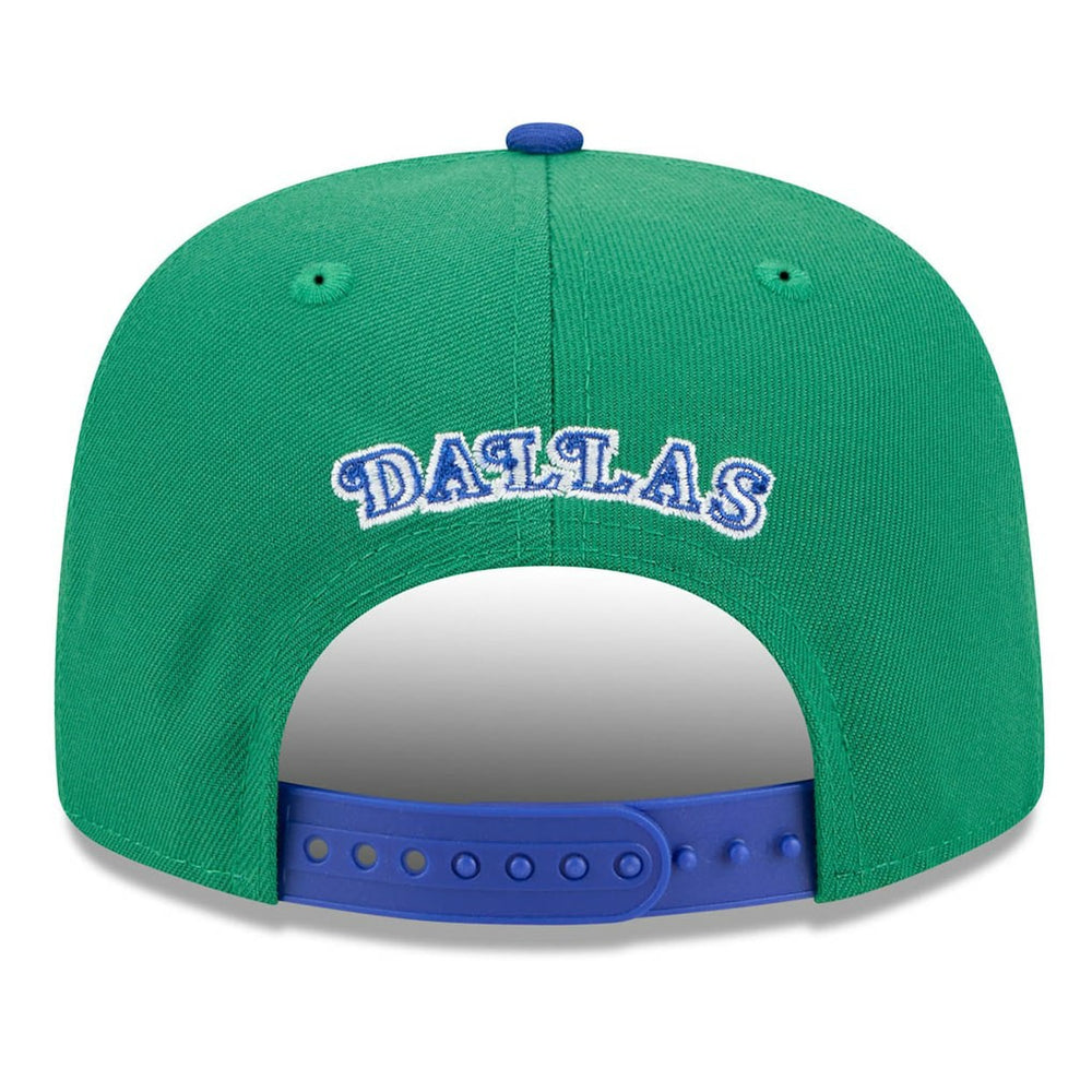 Dallas Mavericks 2025/26 Classic Edition Jersey Hook A-Frame 9FIFTY Snapback Hat Green/Blue - NBA