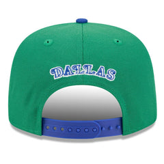 Dallas Mavericks 2025/26 Classic Edition Jersey Hook A-Frame 9FIFTY Snapback Hat Green/Blue - NBA