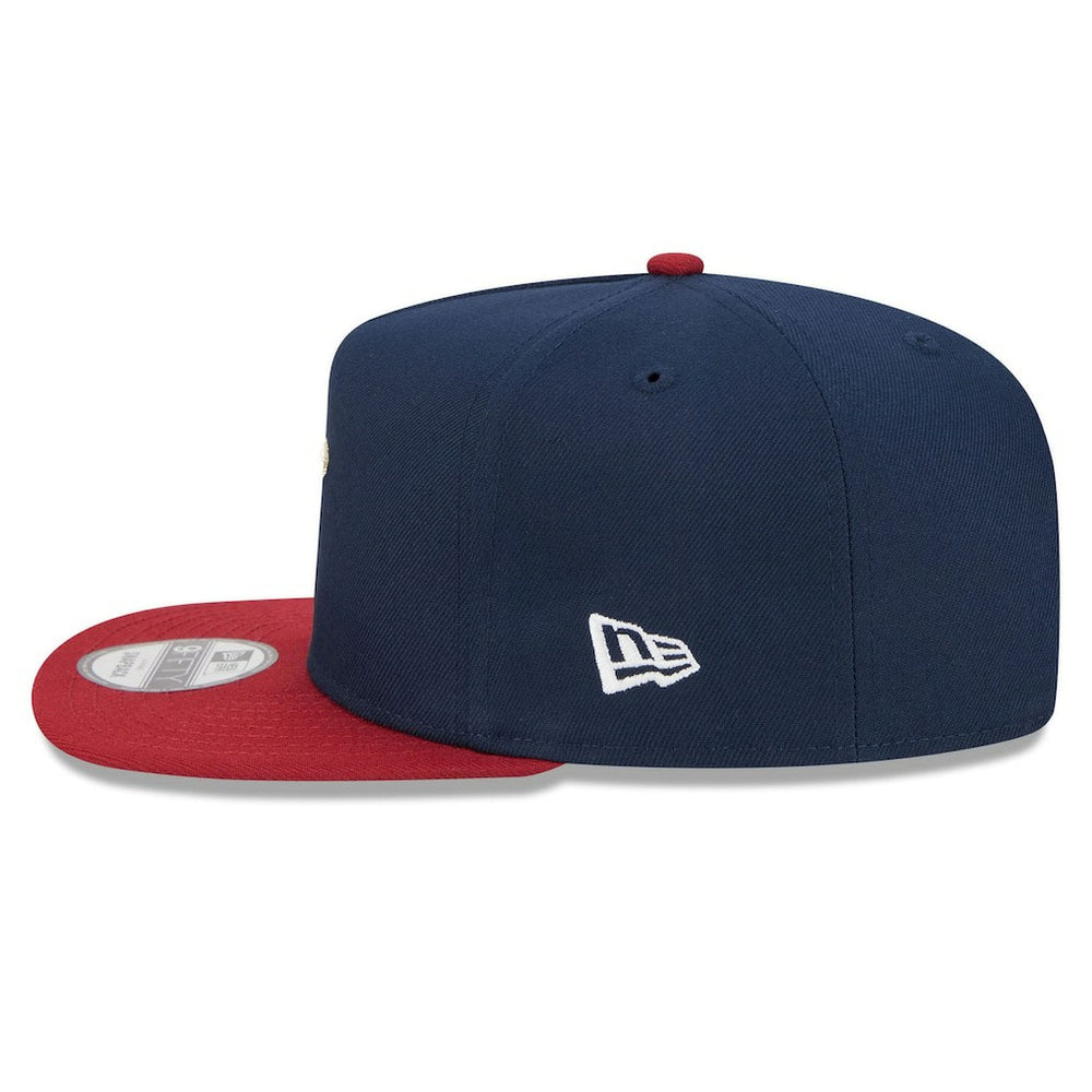 Cleveland Cavaliers 2025/26 Classic Edition Jersey Hook A-Frame 9FIFTY Snapback Hat Navy/Wine - NBA