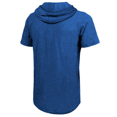 New York Knicks Majestic Threads Tri-Blend Hoodie T-Shirt Royal - NBA