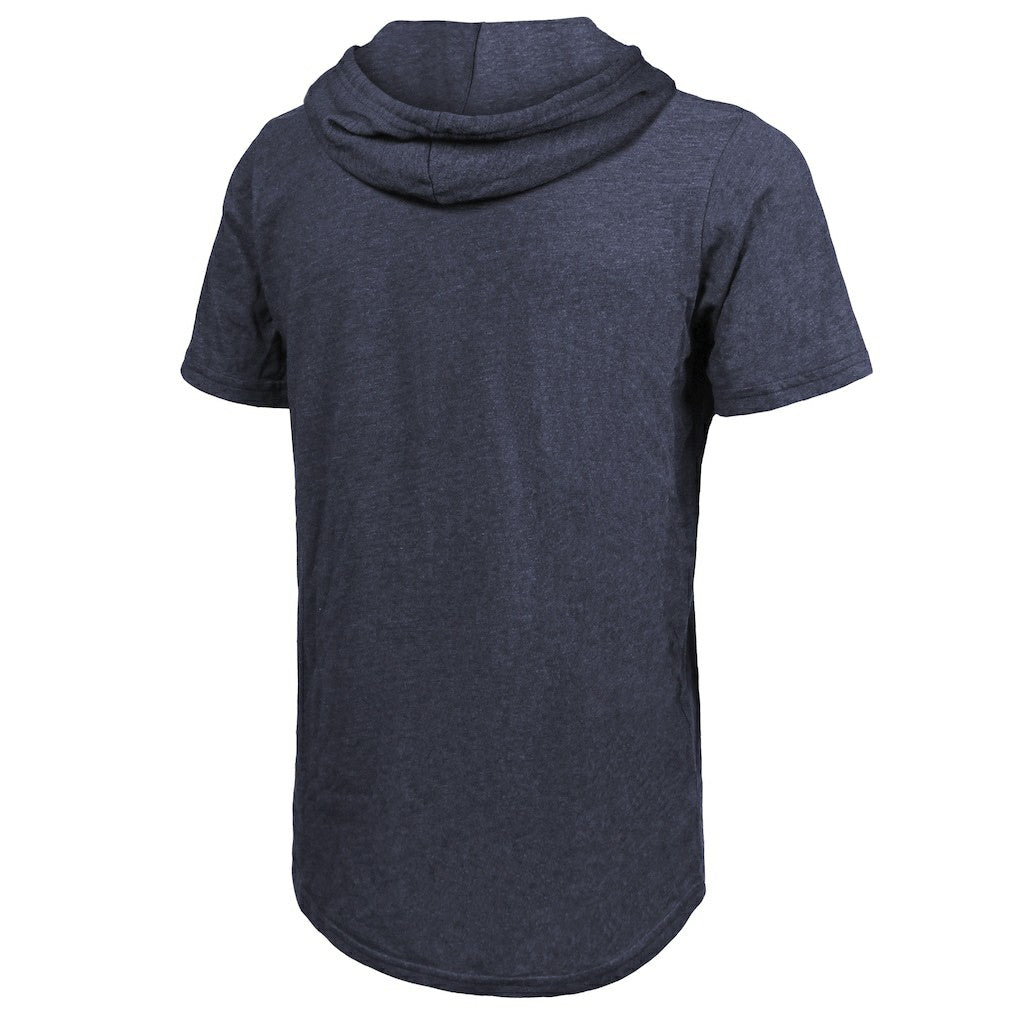 Indiana Pacers Majestic Threads Tri-Blend Hoodie T-Shirt Navy - NBA