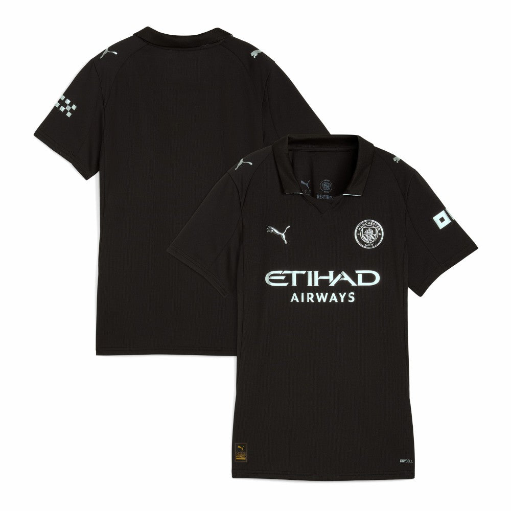 Manchester City Women's 2025/26 Away Replica Jersey Black | Puma Online
