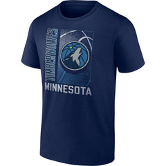 Minnesota Timberwolves '90s Graphic T-Shirt Navy - NBA
