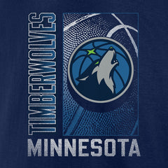 Minnesota Timberwolves '90s Graphic T-Shirt Navy - NBA