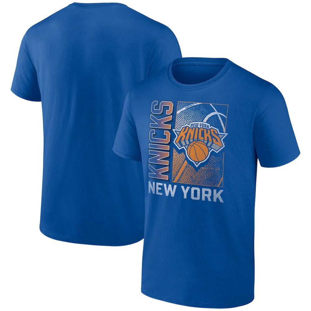 New York Knicks '90s Graphic T-Shirt Blue - NBA