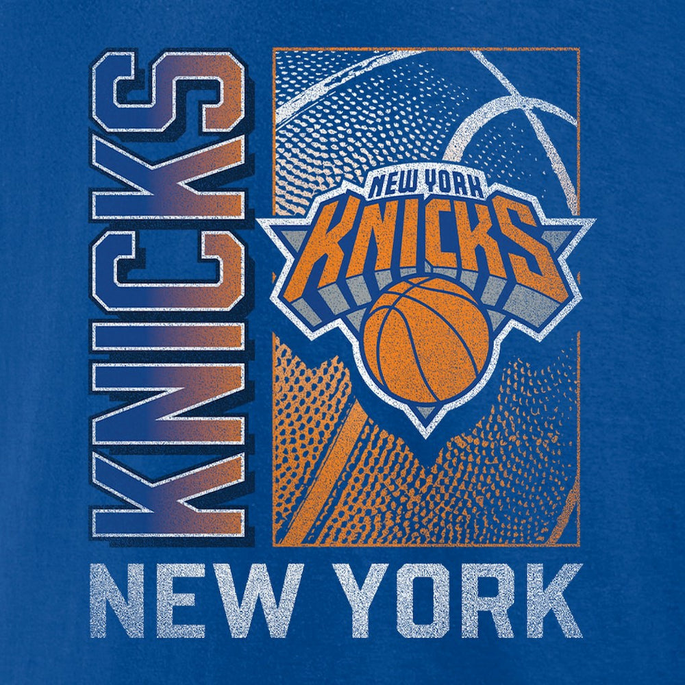 New York Knicks '90s Graphic T-Shirt Blue - NBA