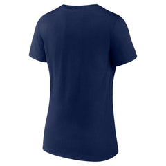Indiana Pacers Women's '90s Graphic V-Neck T-Shirt Navy - NBA