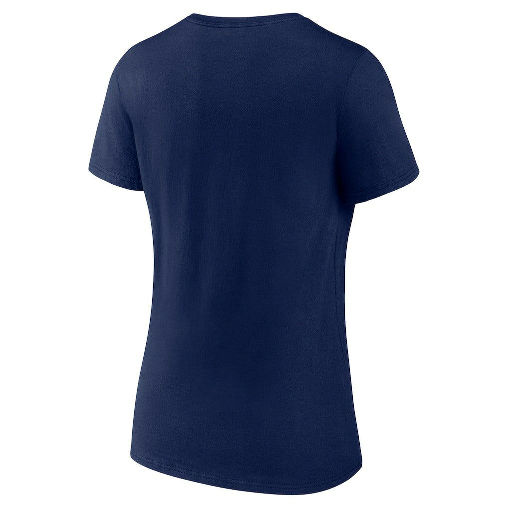 Oklahoma City Thunder Women's '90s Graphic V-Neck T-Shirt Navy - NBA