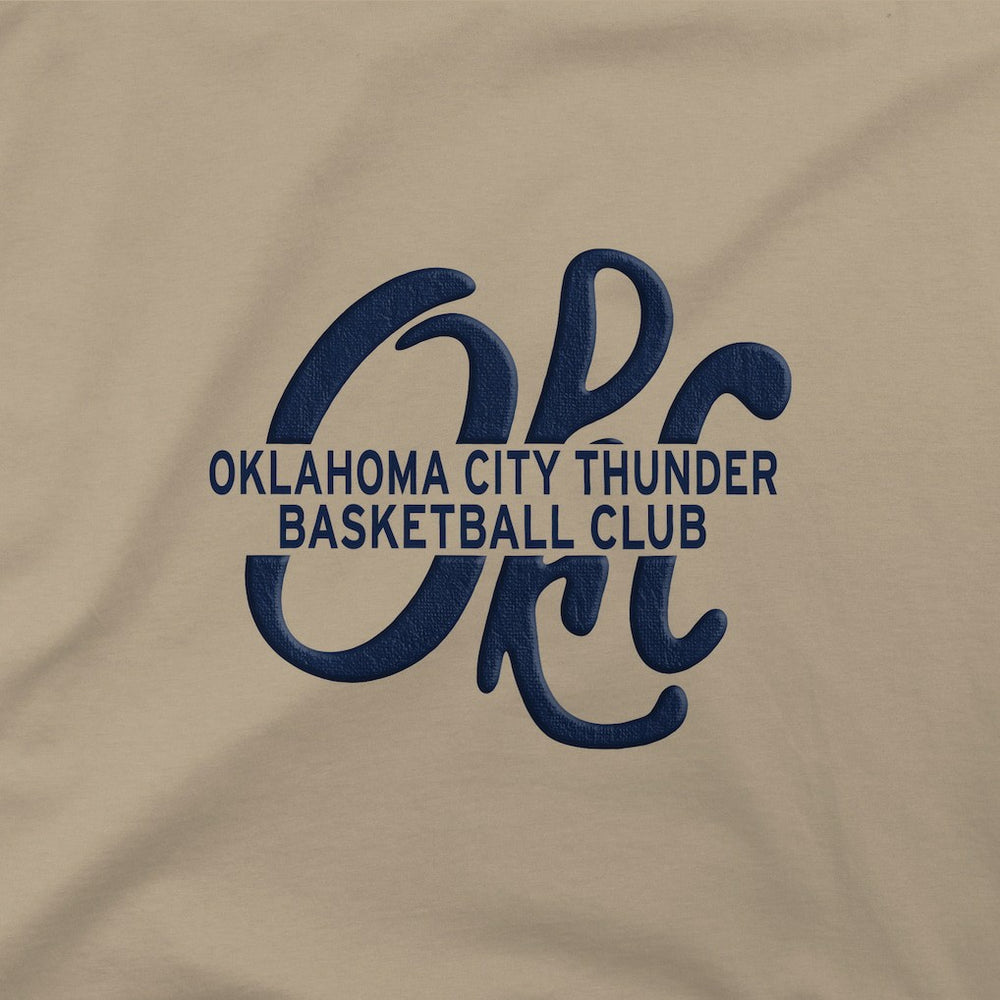 Oklahoma City Thunder Stadium Essentials Unisex Thunder Up Urban T-Shirt Tan - NBA