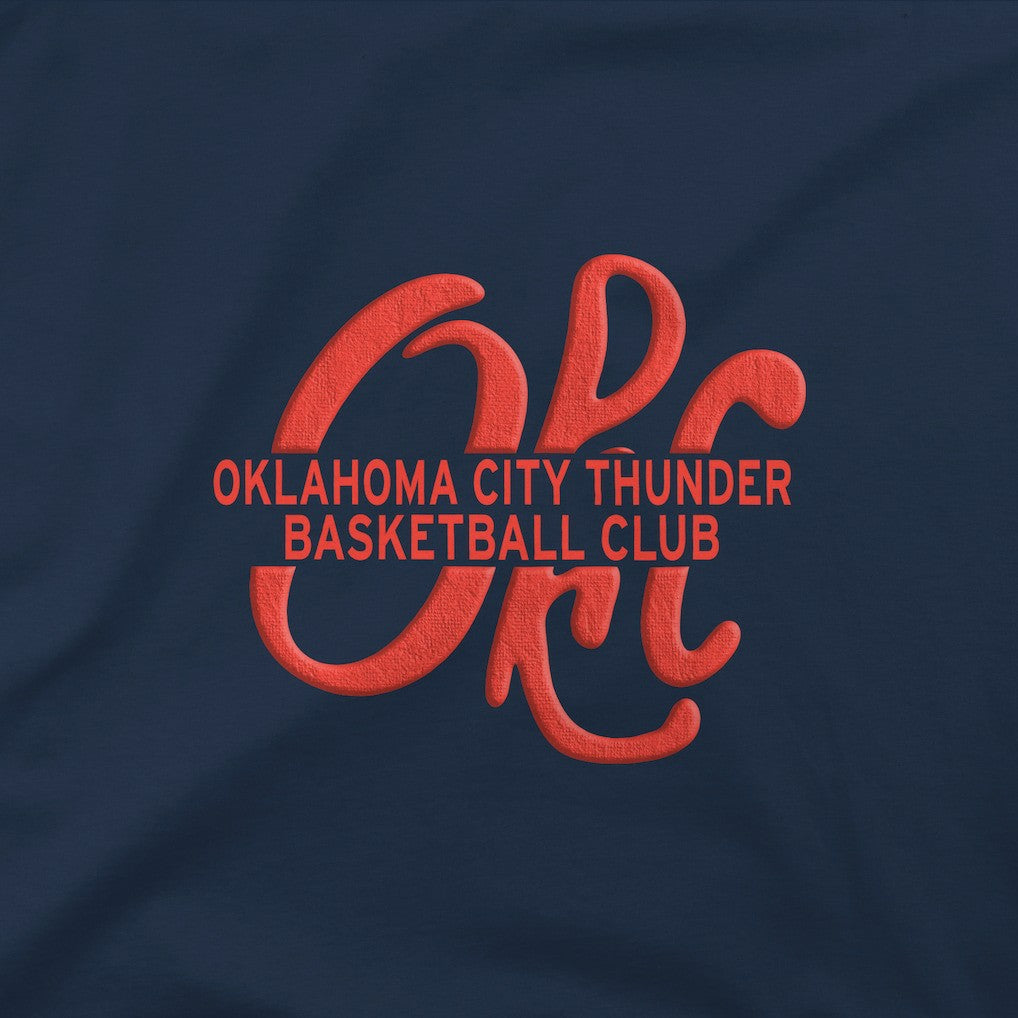 Oklahoma City Thunder Stadium Essentials Unisex Thunder Up Urban T-Shirt Navy - NBA