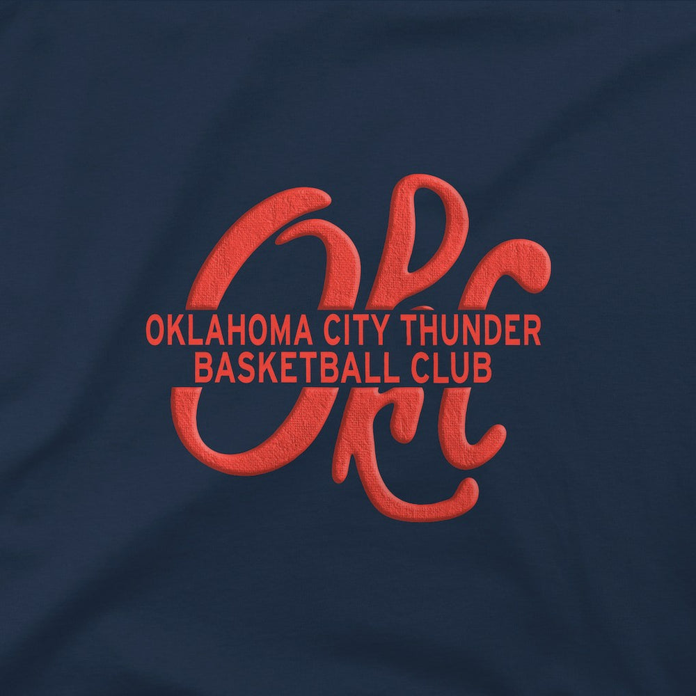 Oklahoma City Thunder Stadium Essentials Unisex Thunder Up Urban T-Shirt Navy - NBA