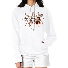 Cincinnati Bengals Starter Women's Drive-In Sign Pullover Hoodie White | NFL