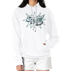 Philadelphia Eagles Starter Women's Drive-In Sign Pullover Hoodie White | NFL