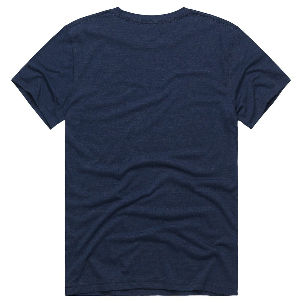 Indiana Pacers Homage Unisex The "1-1414" Comeback Record Tri-Blend T-Shirt Navy - NBA