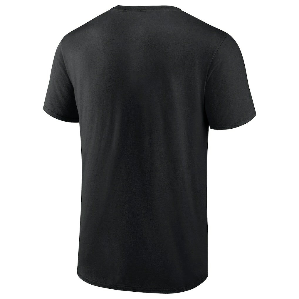 New York Knicks Striped T-Shirt Black - NBA