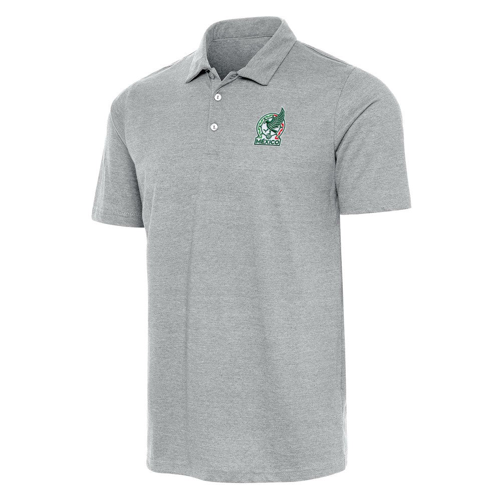 Mexico National Team Antigua Peak Polo Gray - FIFA World CUP