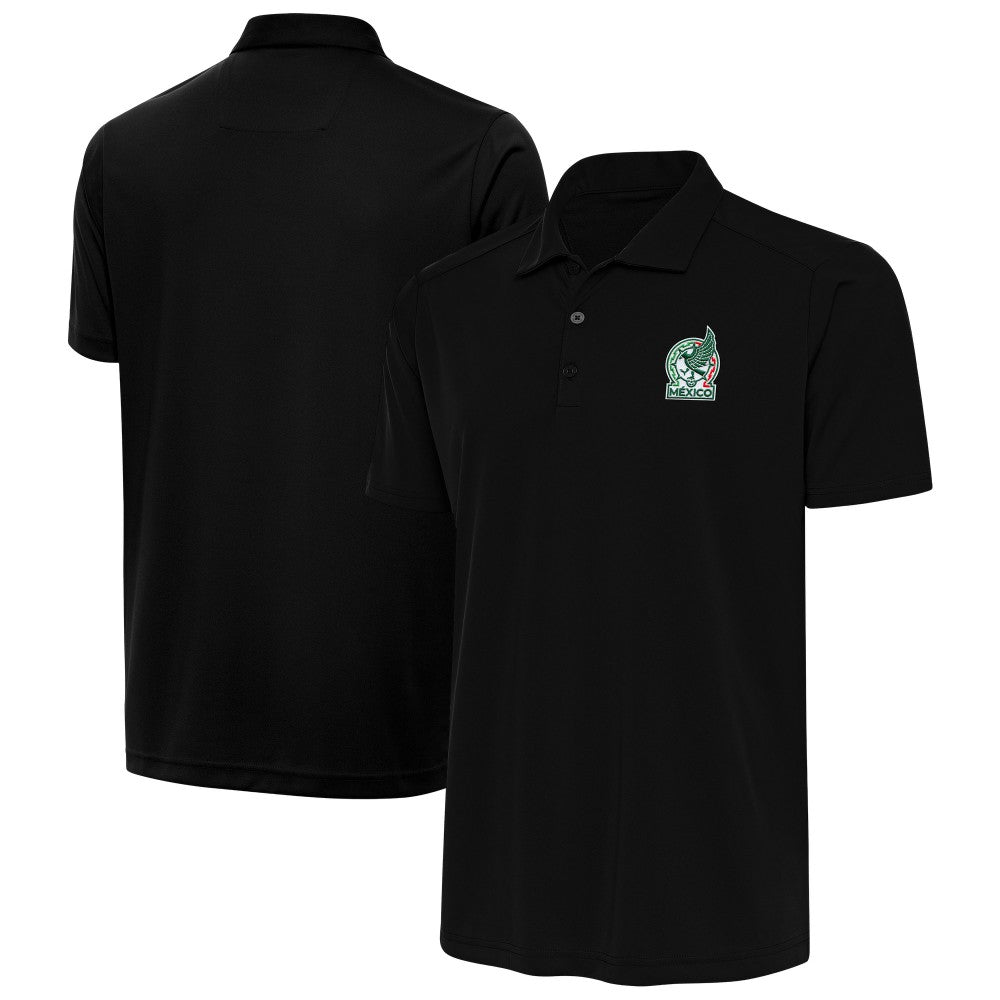 Mexico National Team Antigua Statement Polo Black - FIFA World CUP