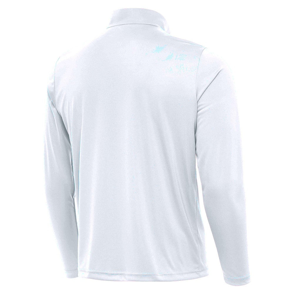 Mexico National Team Antigua Statement Quarter-Zip Pullover White - FIFA World CUP
