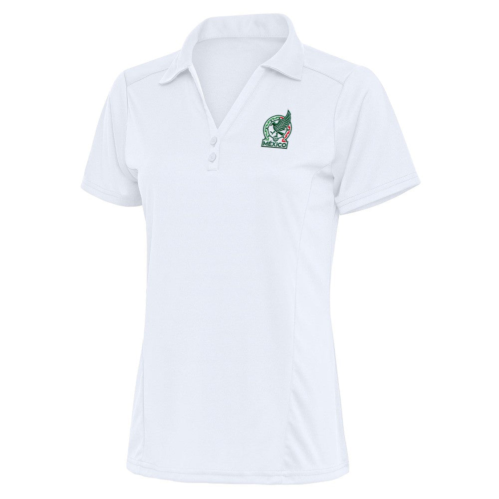 Mexico National Team Antigua Women's Statement Polo White - FIFA World CUP