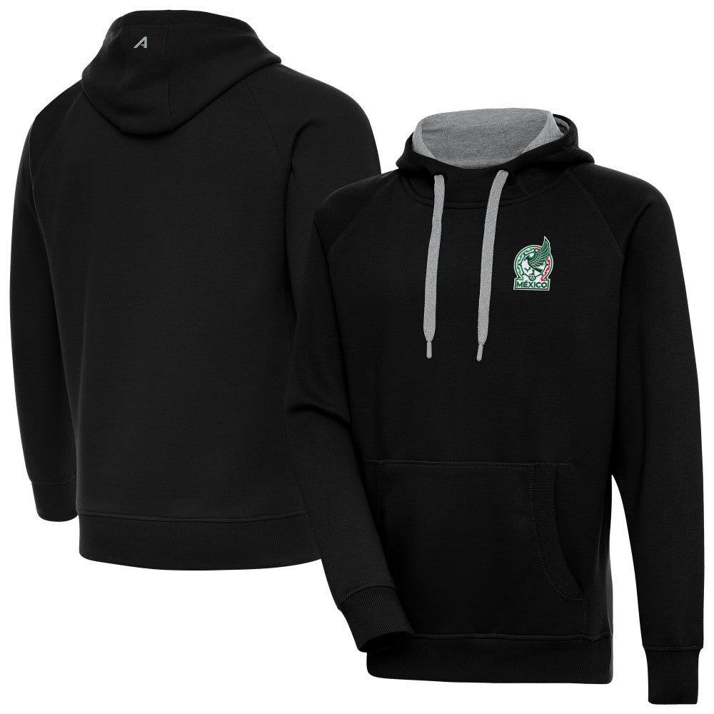 Mexico National Team Antigua Takeover Pullover Hoodie Black - FIFA World CUP