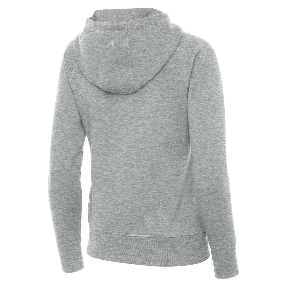 Mexico National Team Antigua Women's Takeover Full-Zip Hoodie Heather Gray - FIFA World CUP
