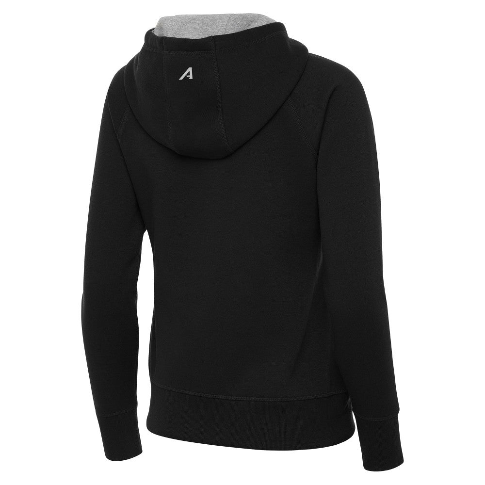 Mexico National Team Antigua Women's Takeover Full-Zip Hoodie Black - FIFA World CUP