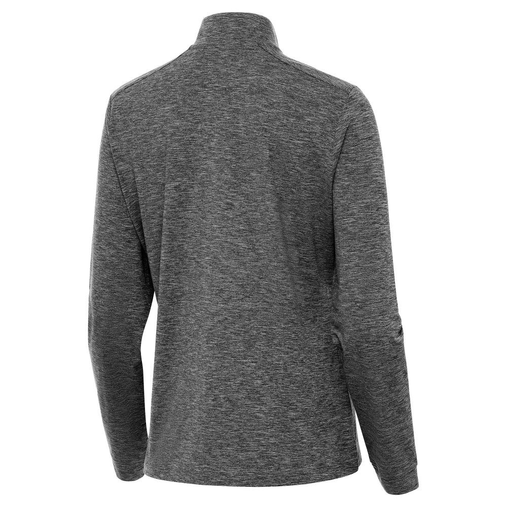 Mexico National Team Antigua Women's Master Quarter-Zip Pullover Heather Black - FIFA World CUP