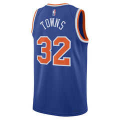 Karl-Anthony Towns New York Knicks Unisex Swingman Jersey Icon Edition Blue - NBA